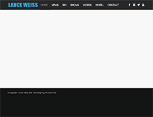 Tablet Screenshot of lanceweiss.com